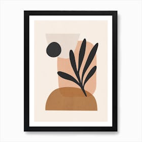 Minimal Abstract Muted Pastel Art Print