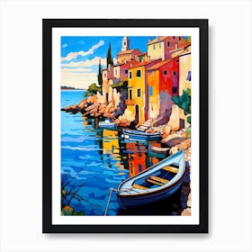 Rovinj Croatia 4 Fauvist Painting Art Print