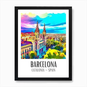 Barcelona, Spain 3 Art Print