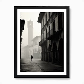 Pavia, Italy,  Black And White Analogue Photography  1 Art Print