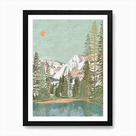 Yosemite National Park Art Print Art Print