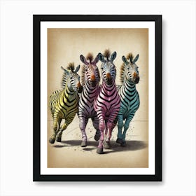 Zebras Art Print