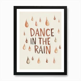 Dance In The Rain Art Print