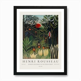 Henri Rousseau Monkeys And Parrot In The Virgin Forest Art Print