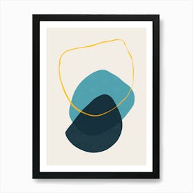 Colorful abstract shapes 28 Art Print