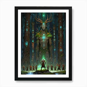 Twilight Forest Art Print