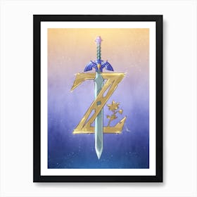 Zelda Art Print