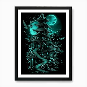 Asian Pagoda 4 Art Print