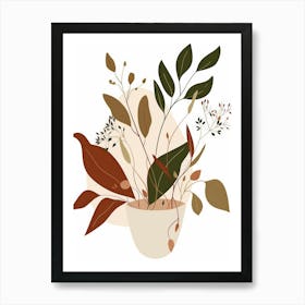 Plant In A Pot 52 Art Print