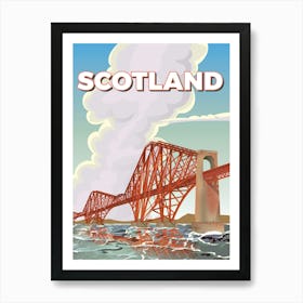 Scotland Forth Bridge Art Print