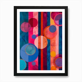 Abstract Circles 104 Art Print