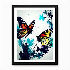 Butterfly Painting 204 Art Print