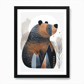 Bear In The Forest 4 Art Print