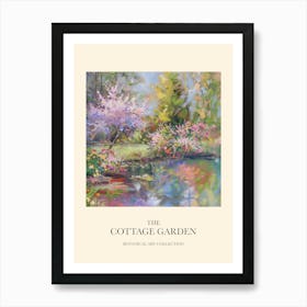 Cottage Garden Poster Floral Tapestry 6 Art Print