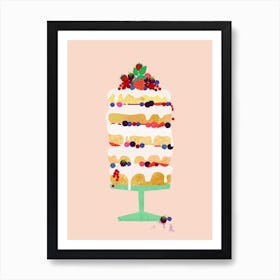 Fairy Cake Art Print