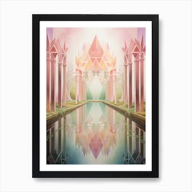 Geometric Reflections Abstract 2 Art Print