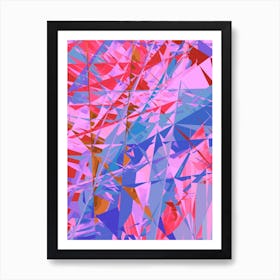 Sharp Substance Vibrant Art Print