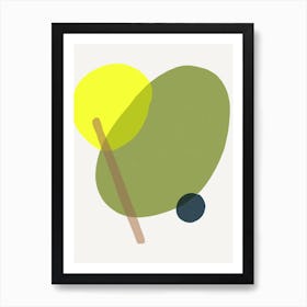 Olives Abstract Painting Art Print