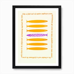 Weird Fish 2  Art Print