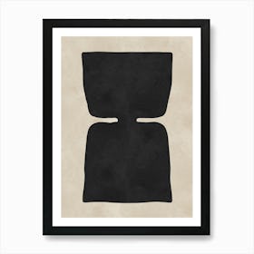 Abstract organic shapes 9 Art Print