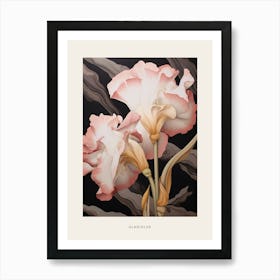 Flower Illustration Gladiolus 4 Poster Art Print