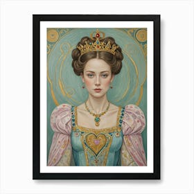 Queen Of Hearts Art Print