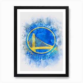 Golden State Warriors Paint Art Print