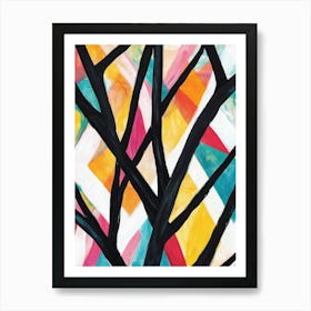 Abstract Tree Poster