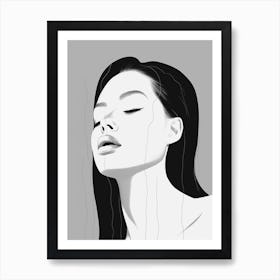 Black And White Art Print