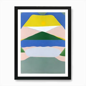 'Sunrise' Impressionist Abstract Art Print
