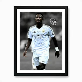 Vinicius Junior Real Madrid 1 Art Print