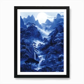 Fantastic Chinese Landscape 20 Art Print