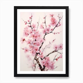 Cherry Blossom Painting 10 Art Print