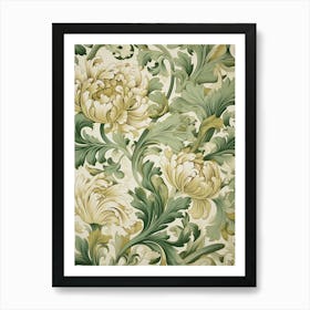 Floral Wallpaper 53 Art Print