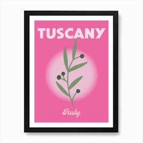 Tuscany Italy Travel Print Art Print