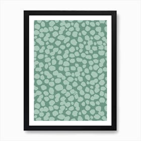 Sage Minimalist Marks Art Print