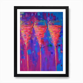 Pink Champage Art Print