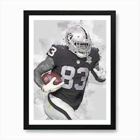 Darren Waller Las Vegas Raiders Art Print