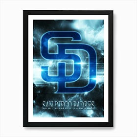 San Diego Padres Poster Art Print