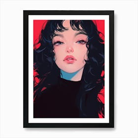 Anime Girl 6 Art Print