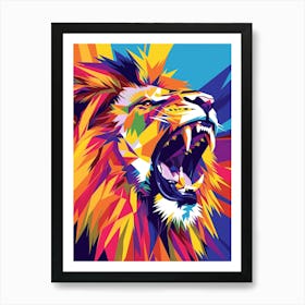 Lion Art Art Print