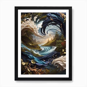 'The Ocean' Art Print