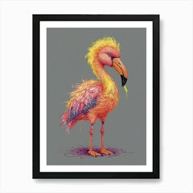 Flamingo 27 Art Print