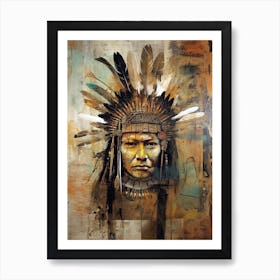 Exploring Tribal Visions in Native American Art Art Print