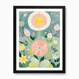 Sun In The Garden Art Print