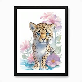 Leopard Cub 1 Art Print