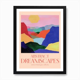 Abstract Dreamscapes Landscape Collection 05 Art Print