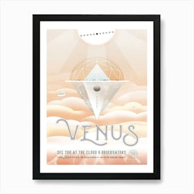 Venus Vintage Space Print Art Print