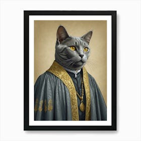 Harry Potter Cat 2 Art Print