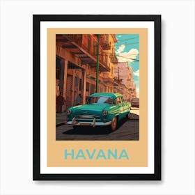 Havana Old art print. Art Print